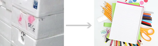 発泡スチロールのリサイクル